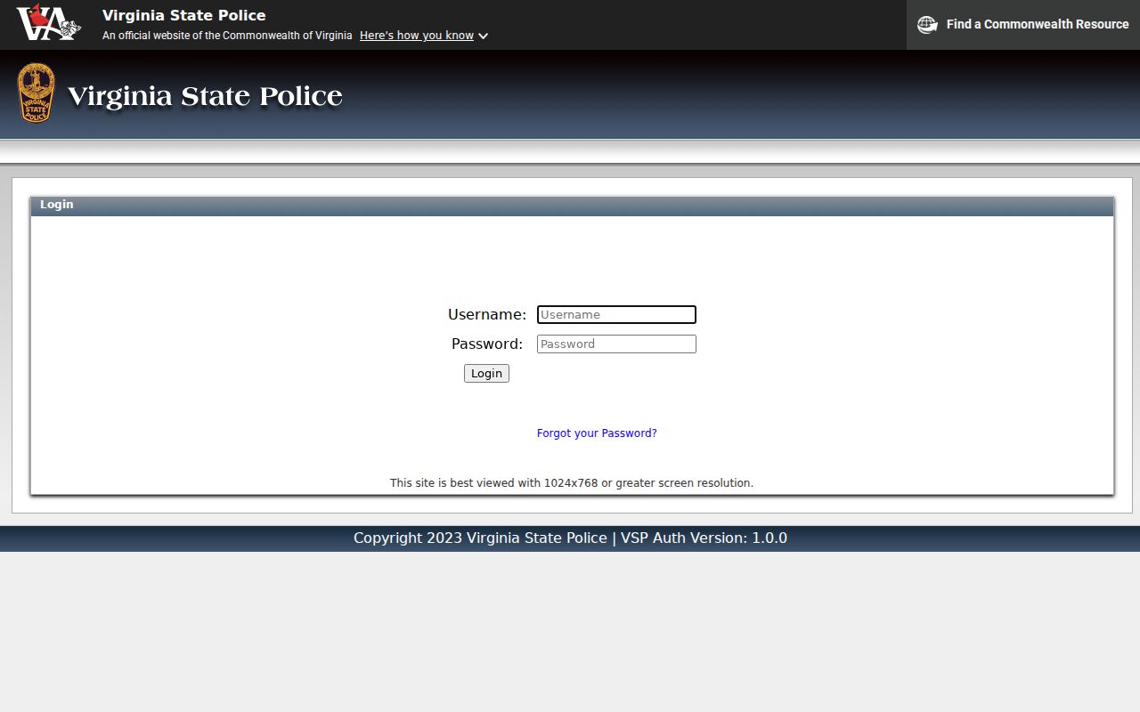 Leesylvania resident lookup using the Virginia offender registry